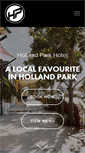 Mobile Screenshot of hollandparkhotel.com.au